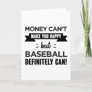 Carte Le baseball vous rend heureux