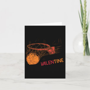 Carte Le Basket-Ball Est Mon Valentin Pour Les Amoureux