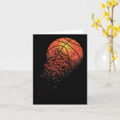 Carte Le Basket Est Ma Saison Préférée 1 (Fleur jaune)