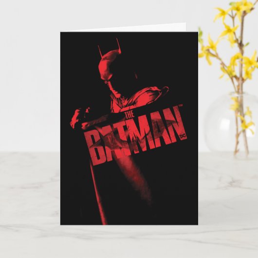 Carte Le Batman Cape & Logo (Fleur jaune)