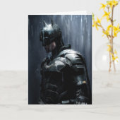 Carte Le Batman sous la pluie (Fleur jaune)