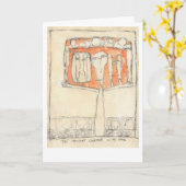 Carte Le bavardage constant dans mon esprit (Fleur jaune)