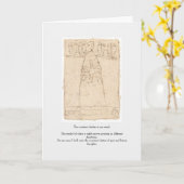 Carte Le bavardage constant dans mon esprit (Fleur jaune)