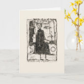 Carte Le bavardage constant dans mon esprit (Fleur jaune)