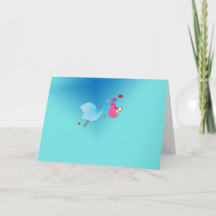 Carte Le bébé arrive