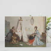 Carte Le bébé dort (par Gerolamo Induno) (Debout devant)