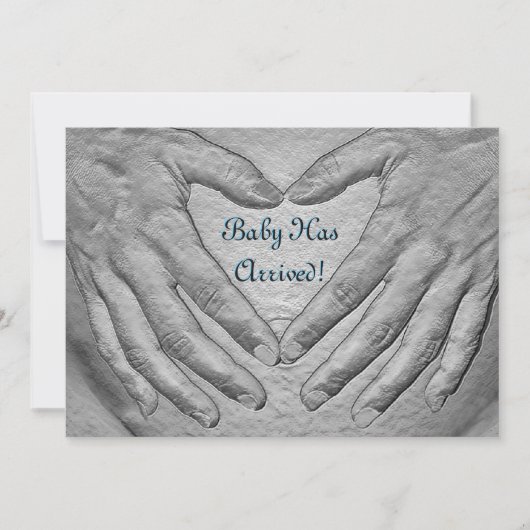 Carte Le bébé est arrivé (Devant)