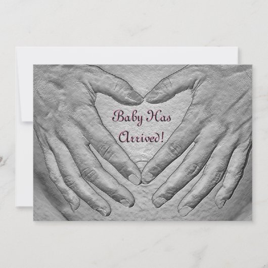 Carte Le bébé est arrivé (Devant)