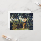 Carte Le berger Jouer à la flûte (Devant/Arrière en situation)