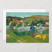 Carte Le berger | Paul Gauguin (Devant / Derrière)