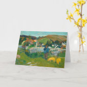 Carte Le berger | Paul Gauguin (Fleur jaune)