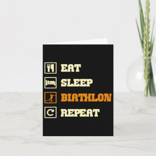 Carte Le biathlon dit