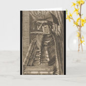 Carte Le bibliothécaire (Fleur jaune)