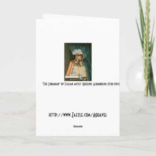 Carte Le bibliothécaire (Dos)