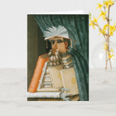 Carte Le bibliothécaire (Fleur jaune)