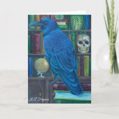 Carte Le bibliothécaire - Salutation blanche (Devant)