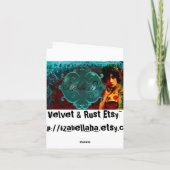 Carte Le bleu d'Izabella (Dos)