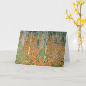 Carte Le bois de bouleau, 1903 (Fleur jaune)