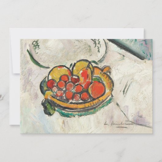 Carte Le bol de fruits | George Leslie Hunter (Devant)