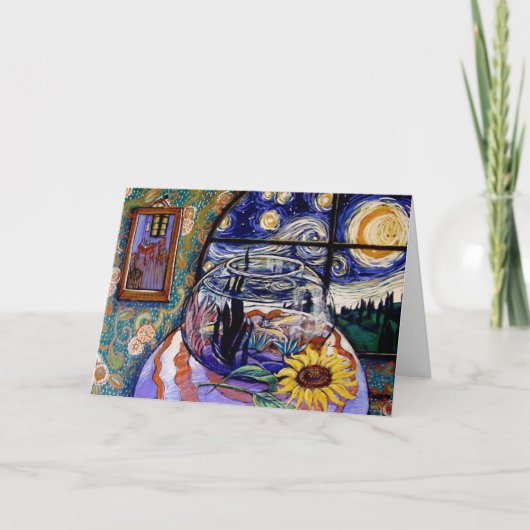 Carte Le bol de poisson de Van Gogh (Devant)