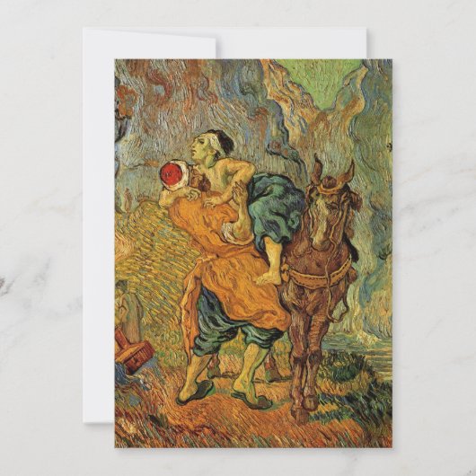 Carte Le bon samaritain par Vincent van Gogh (Devant)
