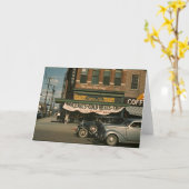 Carte Le bon vieux temps (Fleur jaune)