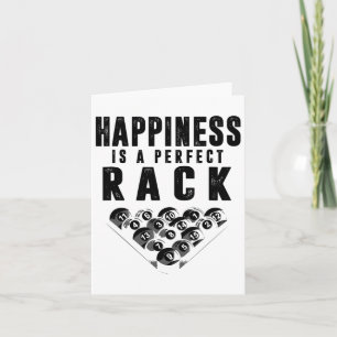 Carte Le Bonheur Du Joueur De Billard Billard Pool Est U