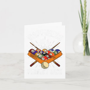 Carte Le Bonheur Est Un Parfait Rack Billiard Jeu Lover 