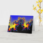 Carte Le bord de la fractale : (Fleur jaune)