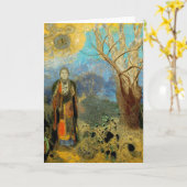 Carte Le Bouddha (Bouddha) (Fleur jaune)