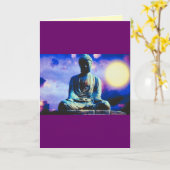 Carte Le Bouddha de inspiration (Fleur jaune)