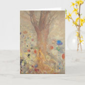 Carte Le Bouddha par Odilon Redon (Fleur jaune)