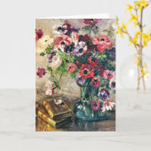 Carte Le Bouquet des anémones | Luce Boyals (Fleur jaune)