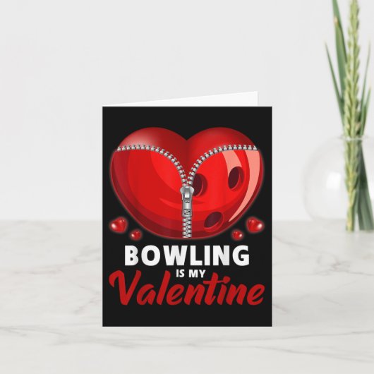 Carte Le Bowling Est Mon Bowling Ball De La Saint-Valent (Devant)