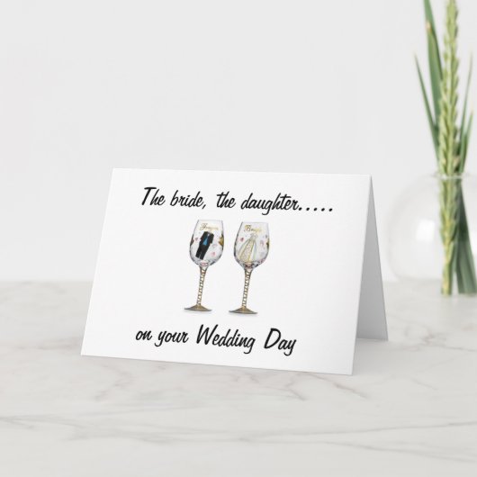 CARTE LE BRIDE-LA FILLE-MARIAGE (Devant)