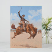 Carte Le Bronco Buster (par Frederic Remington) (Debout devant)