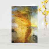 Carte Le Burning des Chambres des Lords et des terrains (Fleur jaune)