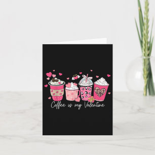 Carte Le café est mon amour de la Saint-Valentin pour fe