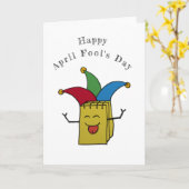 Carte Le calendrier d'imbécile d'avril (Fleur jaune)