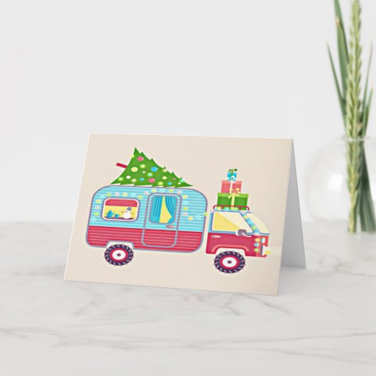 CARTE LE *CAMPER* EST PRÊT ET NOUS LE SOMMES AUSSI POUR  (Devant)