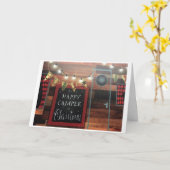 CARTE LE "CAMPER*" EST PRÊT ET NOUS SOMMES POUR NOËL (Fleur jaune)