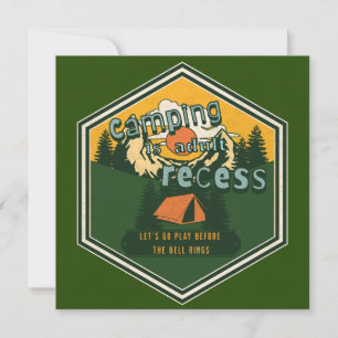 Carte Le camping est un jeu d'adultes, allons-y
