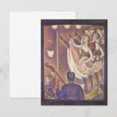 Carte Le Can Can Dance, Le Chahut de Georges Seurat (Devant / Derrière)