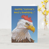 Carte Le cancer déteste le rire (Fleur jaune)