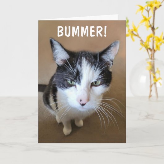 Carte Le cancer est un fléau (Fleur jaune)