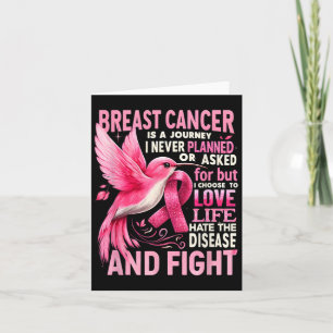 Carte Le Cancer Est Un Voyage Que Je N'Ai Jamais Prévu C
