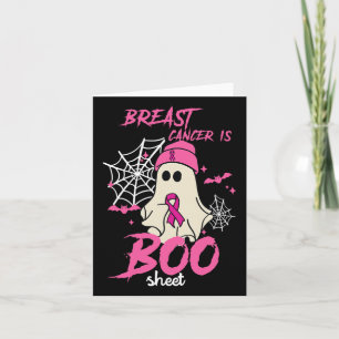 Carte Le cancer est une feuille de bas Halloween Cancer 