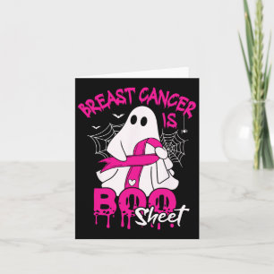 Carte Le cancer est une feuille d'or Halloween Support S