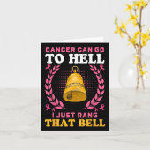 Carte Le Cancer Peut Aller En Enfer Je Viens De Ranger C (Fleur jaune)