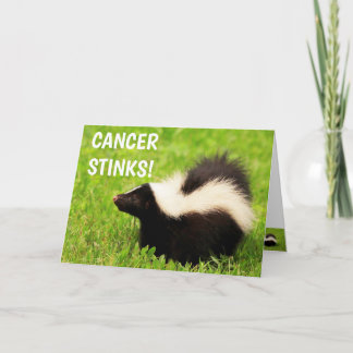 Carte Le cancer pue Drôle Encouragement